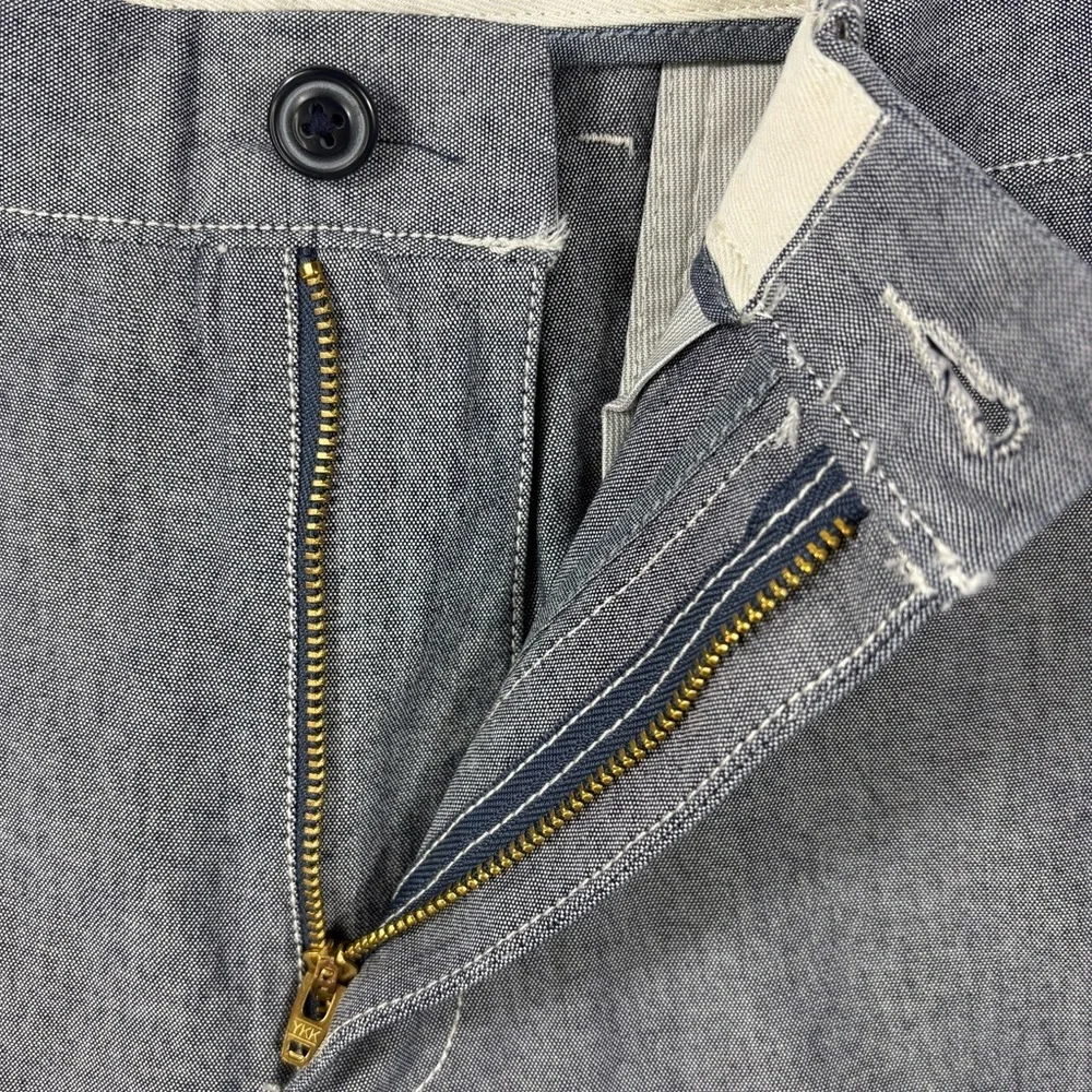 J. Crew 770 Straight-Fit Stretch Pants in Chambray | Size 32x30